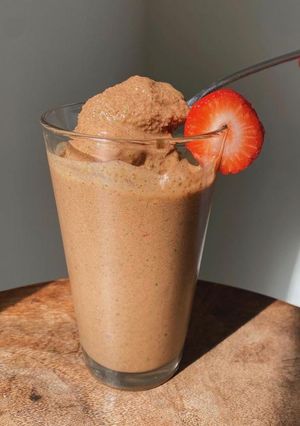 A picture of Chocolate smoothie.