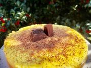 Una foto de postre sueco