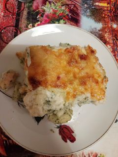 Sajtos, Húsos, Spenótos tészta recept fotója