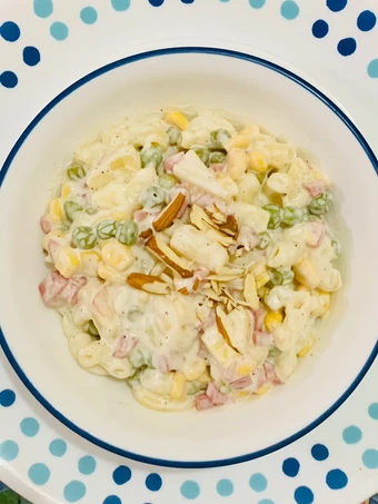 Easy Steps to Prepare Recipe Creamy Macaroni Salad that is  Makes Drooling, So Delicious}