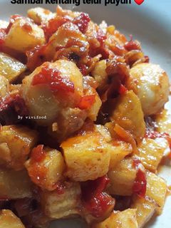 Foto resep Sambal kentang telur puyuh