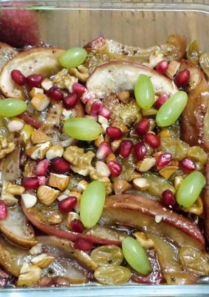 A picture of Hot Fruit Bake.