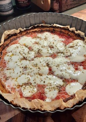 Foto di Finta pizza di cavolfiore