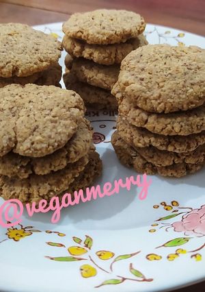 Foto resep Vegan gluten free refined sugar free Lemon Cookies