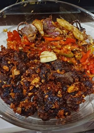 Foto resep Daging Goreng Sambel Teri