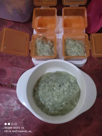 Langkah Mudah untuk Menyiapkan Resep Mpasi. Bubur ayam bayam yang Bikin Ngiler Anti Ribet, Mantap Sekali