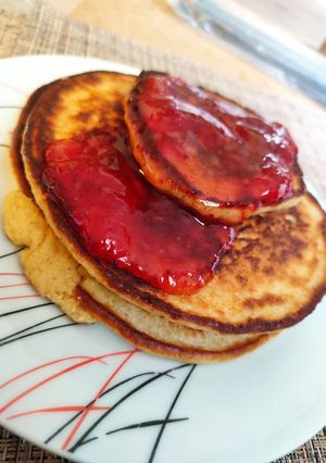 Una foto de Hotcakes de avena, sin harina!