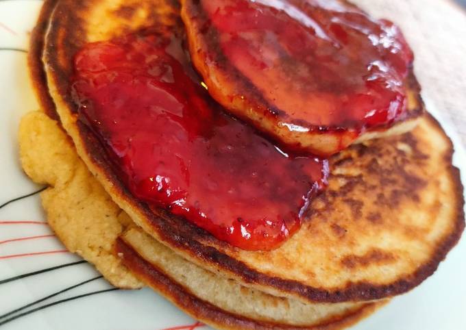 Hotcakes de avena, sin harina! Receta de Joha Rodriguez- Cookpad