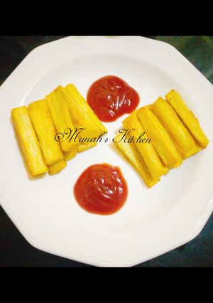 A picture of Fried yam.