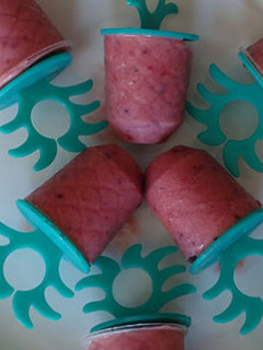 Una foto de Polos de frutas con sirope de ágave