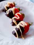 Fraises enrobées de chocolat