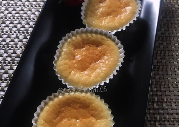 Resep Jepanese Cotton Cheesecake (Souffle Cheesecake) 3 bahan, Bikin Ngiler
