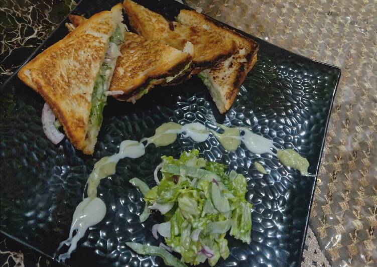 Easiest Way to Make Salad sandwich in 20 Minutes at Home