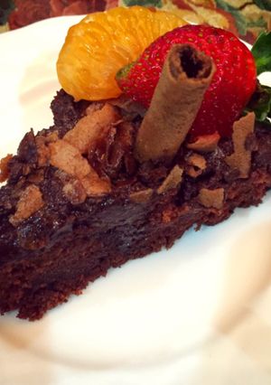 Foto resep Simple and moist chocolate cake