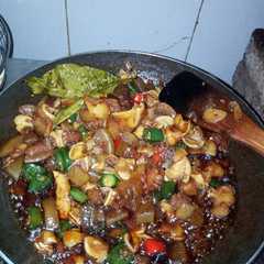 รูปของ Oseng kikil super pedas