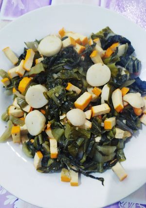 Foto resep Tumis sawi asin