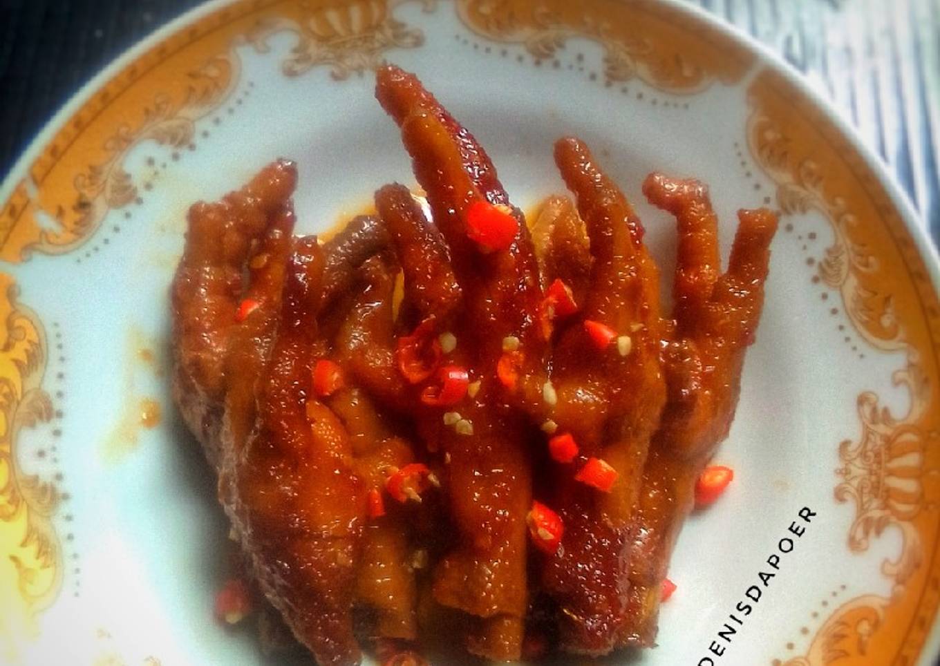 Resep Ceker rica-rica jawa timur, Enak Banget