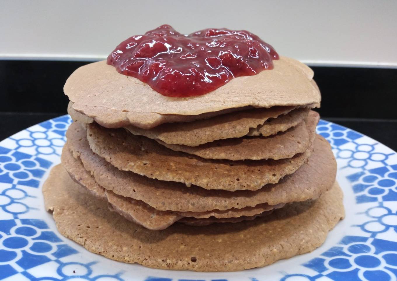 Tortitas de avena y plátano