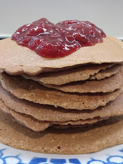 Una foto de Tortitas de avena y plátano