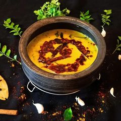 A picture of Punjabi Kadhi without pakora.