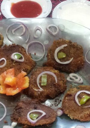 A picture of #shami kabab.