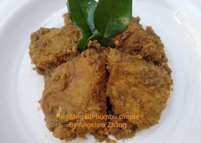 Langkah Mudah untuk Membuat Rendang Daging Bumbu Simple Anti Gagal