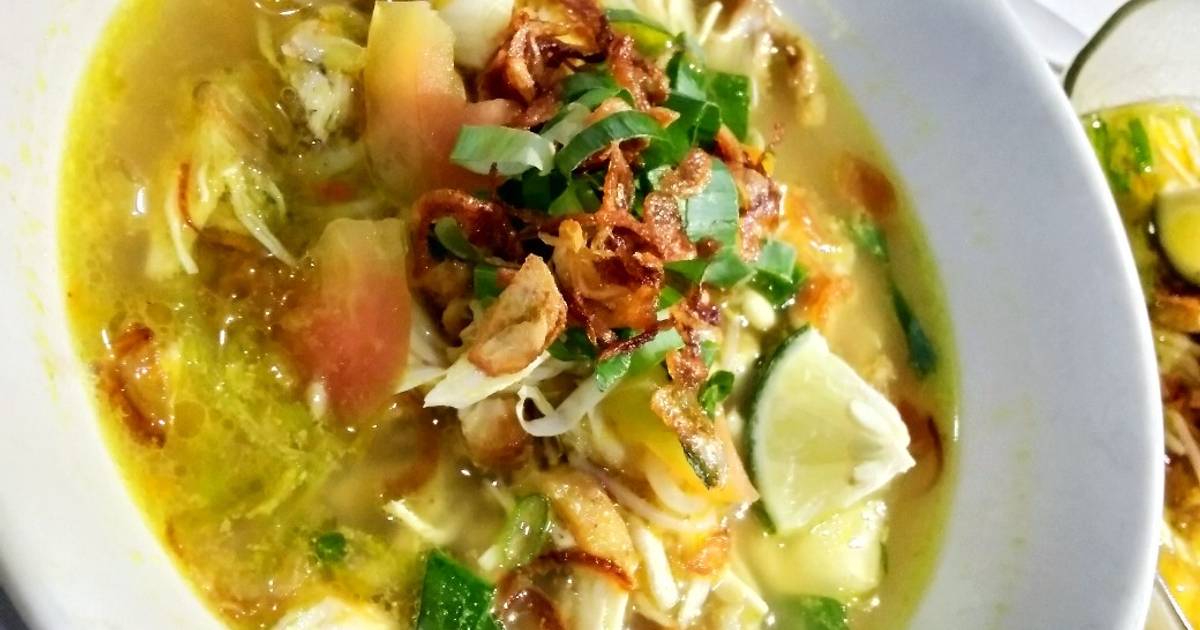 Resep Soto Ayam Kuah Kuning Oleh Dewi Andini Cookpad