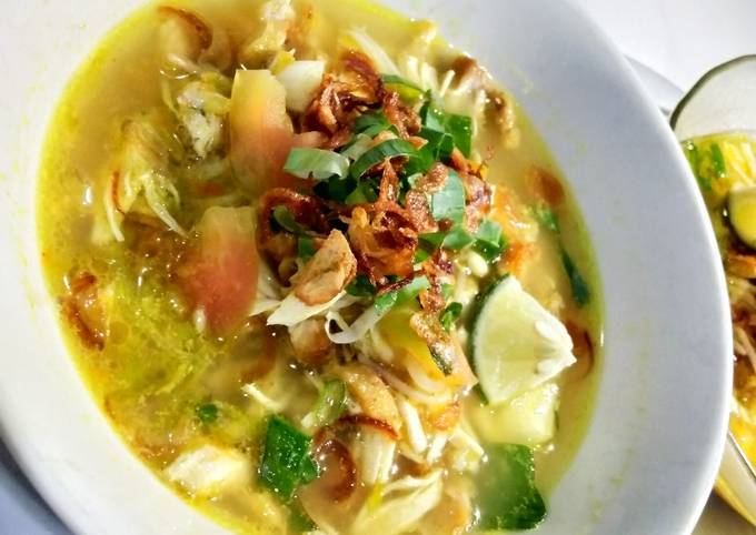 Resep Soto Ayam Kuah Kuning Oleh Dewi Andini Cookpad