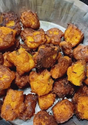 A picture of Corn pudina pakoda.