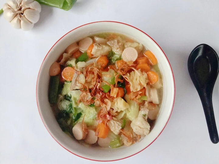 Cara Gampang Menyiapkan Resep Sayur sop (pakai tetelan / kerewedan sapi) yang Sempurna