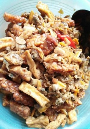 Foto resep Oseng tahu tempe kerang
