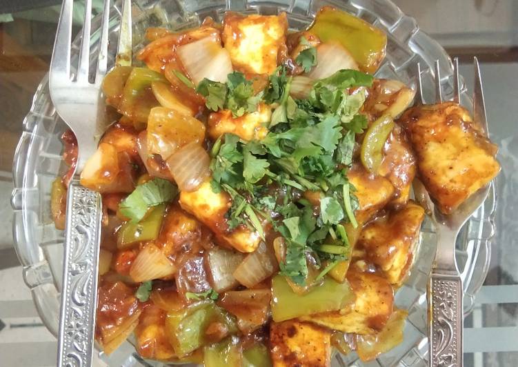 Recipe of Super Quick Homemade Chilli paneer