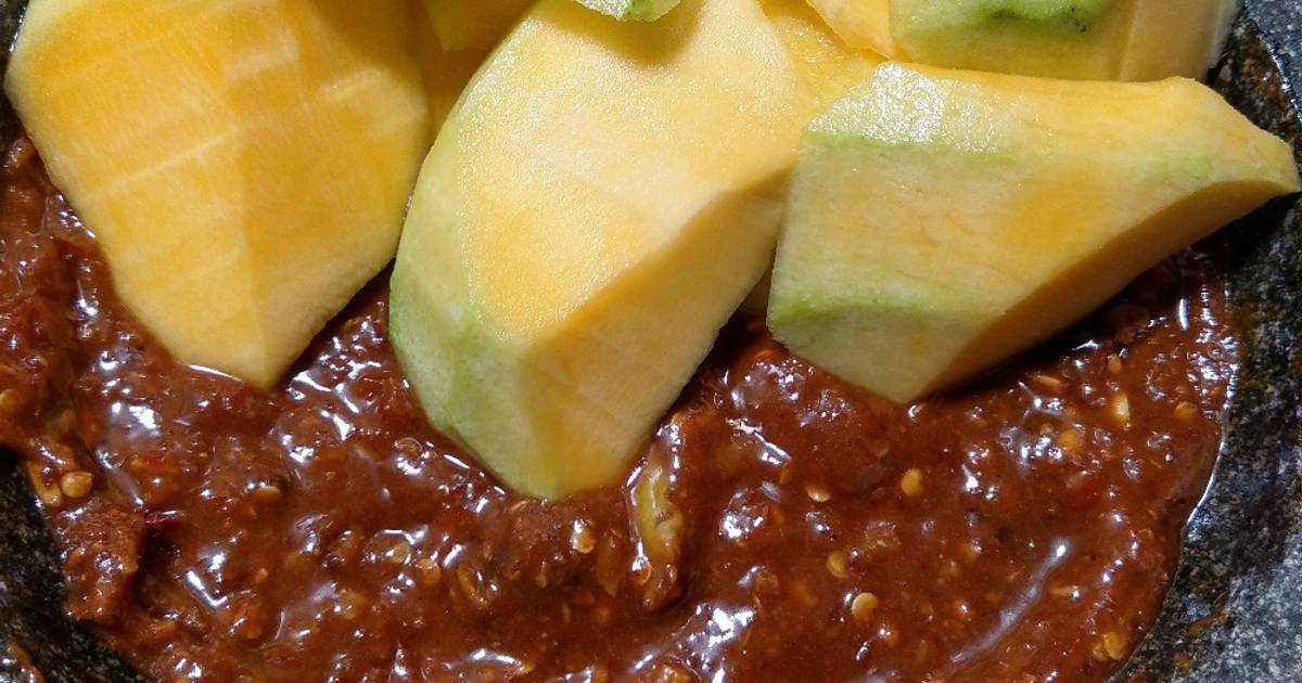 2 037 Resep Rujak Mangga Enak Dan Sederhana Ala Rumahan Cookpad