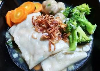 Resep Populer Sop Pangsit Baso Ayam Aci Sedap