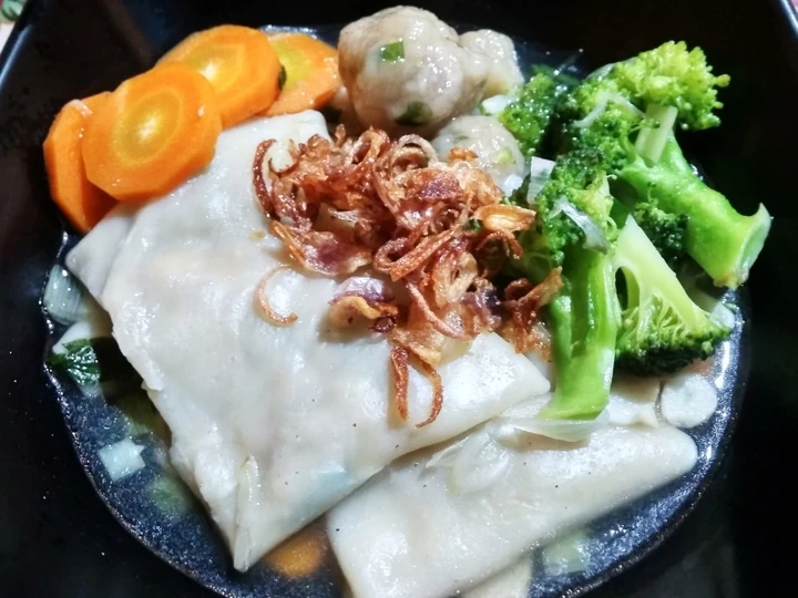 Cara Mudah Membikin Resep Sop Pangsit Baso Ayam Aci yang Bikin Ngiler Anti Ribet, Lezat