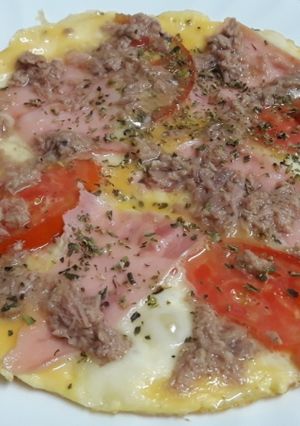 Foto principal de Pizza de huevo en sartén
