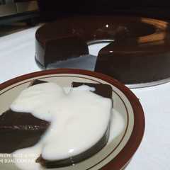 A picture of Puding coklat fla ala KFC.