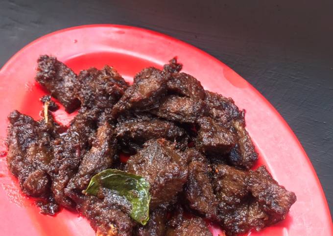 Rendang pedas empuk