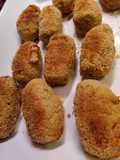 Eggplant and Potato Croquettes with Melty Cheese Center