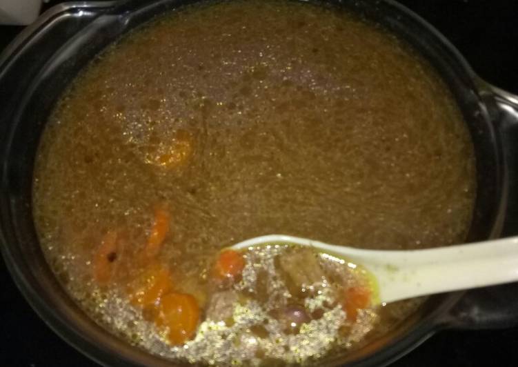 Resep Sup Daging Sederhana, Lezat