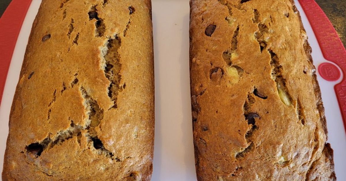 Resep Chocolate Chip Banana Bread Enak, Praktis, dan Mudah Dibuat - foto hasil masakan Resep Chocolate Chip Banana Bread Enak, Praktis, dan Mudah Dibuat - foto hasil masakan