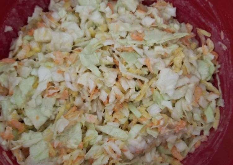 Easiest Way to Cook Appetizing Basic Cole Slaw