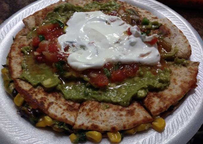 Simple Way to Prepare Ultimate Black Bean and Veggie Quesadillas