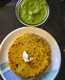 Bathua spring onion paneer jowar parantha