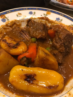 A picture of Instant Pot Beef Caldereta.