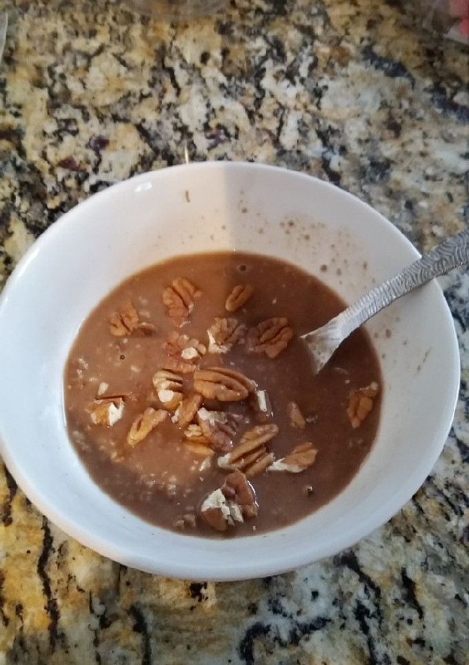Una foto de Avena vegana chocolatosa