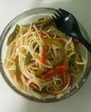 Stir fried veg noodles