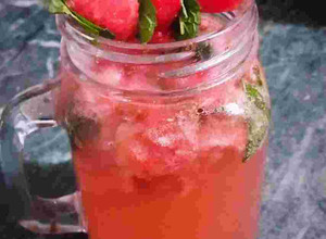 A picture of Watermelon mojito.