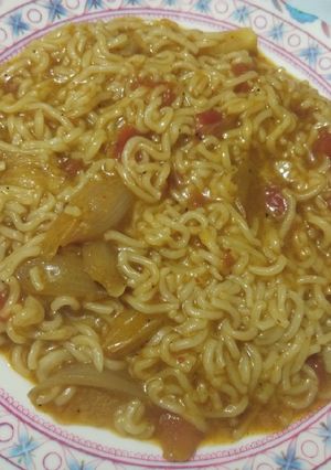 A picture of Masala Maggi.
