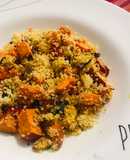 Legumes assados no forno com couscous